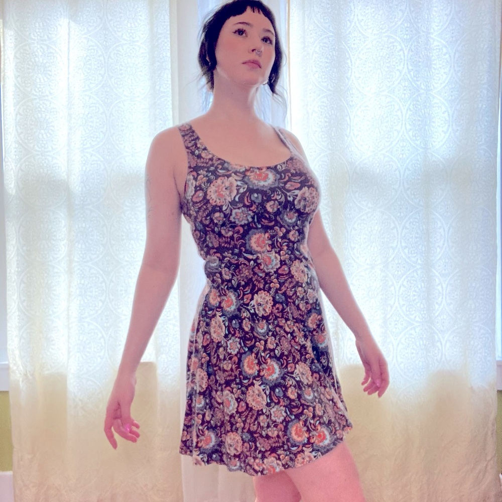 Ecoté floral skater dress
